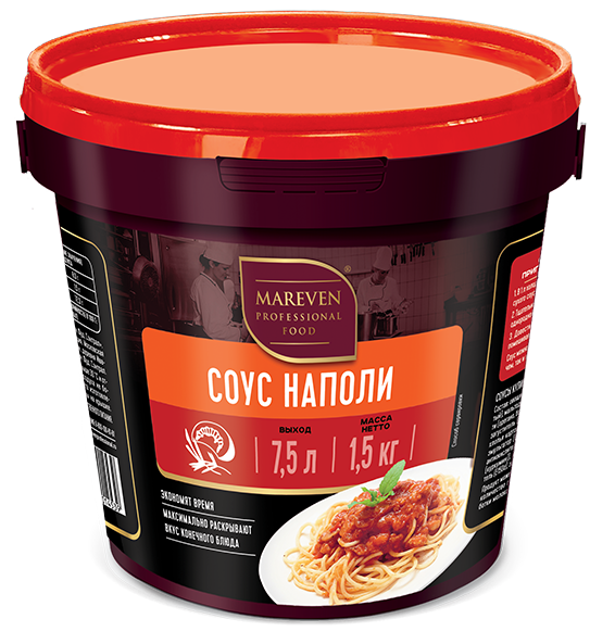 Соус Наполи Mareven. Соус деми глас Mareven food 1,8 кг. Соусы ХОРЕКА. Соус ведро.